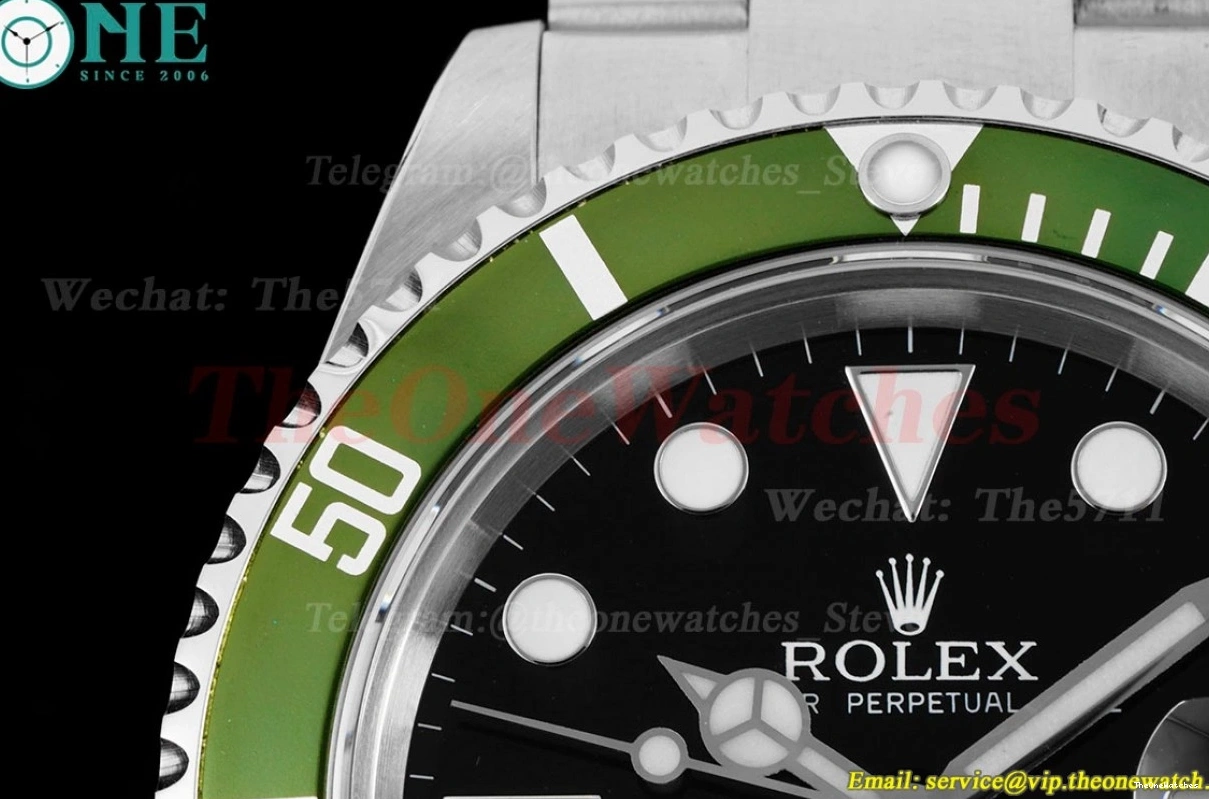 SS Green Vintage RAF SA3135 Submariner Kermit 40mm SS 16610LV 0406